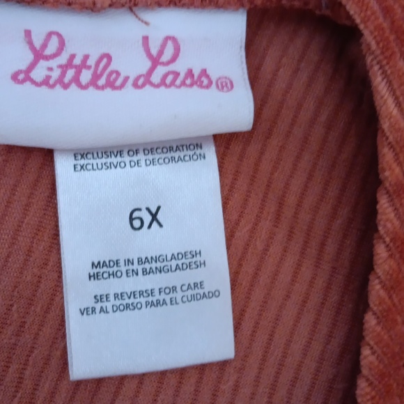 Pumpkin Embroidered Dress Girls 6x 🎃 EUC - Picture 4 of 4